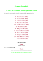 ART. 02 Ecco la squadra del ….. gruppo femm MB 16-17